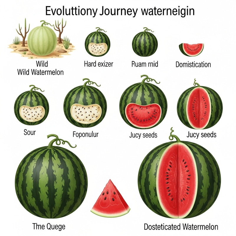 Evolution of Watermelons: Unveiling the Domestication Process Evolution of Watermelons: Unveiling the Domestication Process