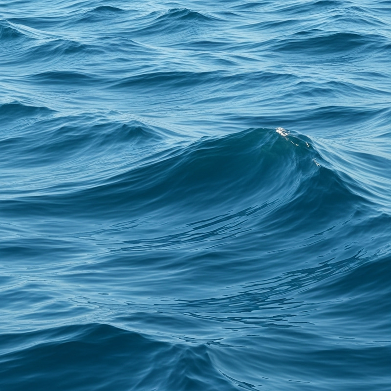 Ocean Waves: Abstract Aesthetic of Calming & Serene Artwork