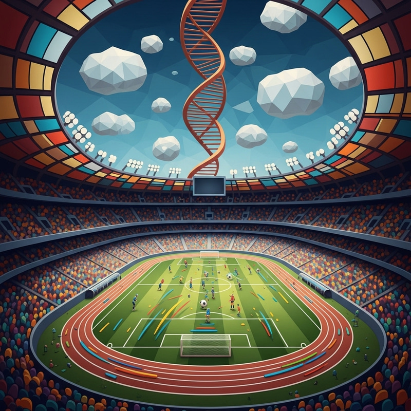 Surreal Soccer Stadium | Spiraling Stands, Unique Shapes Surreal Soccer Stadium | Spiraling Stands, Unique Shapes