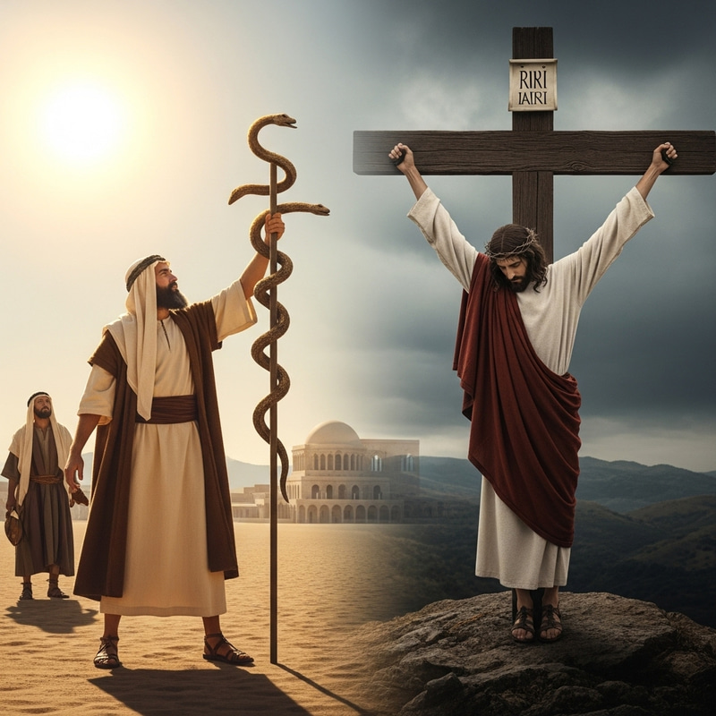 Moses to Jesus: Bronze Serpent to Cross Transformation Moses to Jesus: Bronze Serpent to Cross Transformation