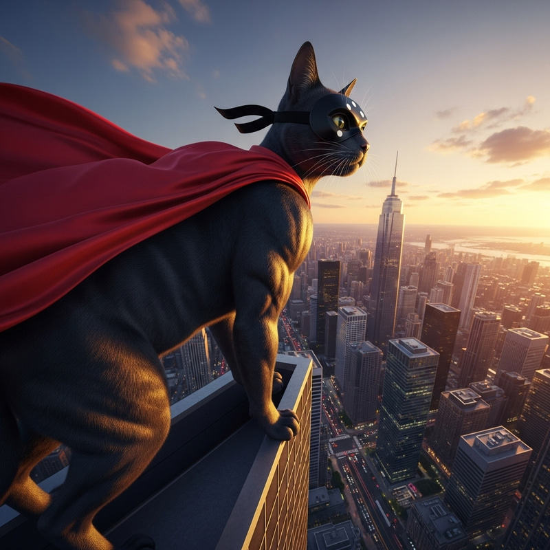 Superhero Cat - Marvelous Feline Adventures Superhero Cat - Marvelous Feline Adventures
