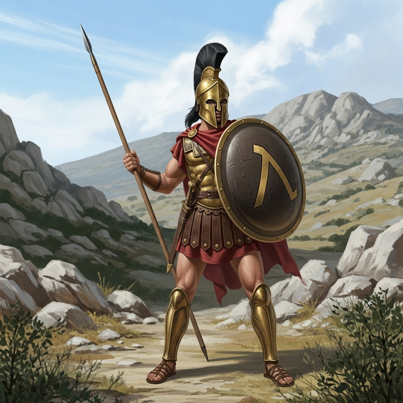 Ancient Spartan Warrior Ancient Spartan Warrior
