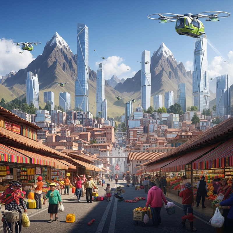 Peru 2035: Futuristic Cities and Andean Peaks Peru 2035: Futuristic Cities and Andean Peaks