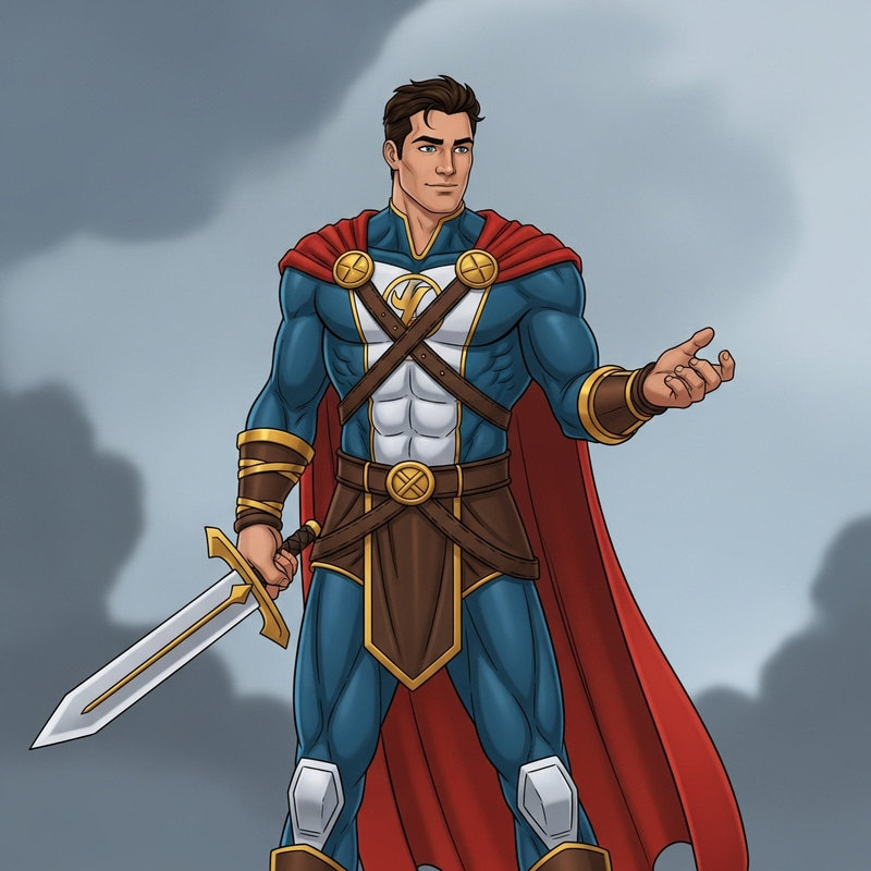 Brave Heroic Man - Strength, Courage, Kindness Brave Heroic Man - Strength, Courage, Kindness