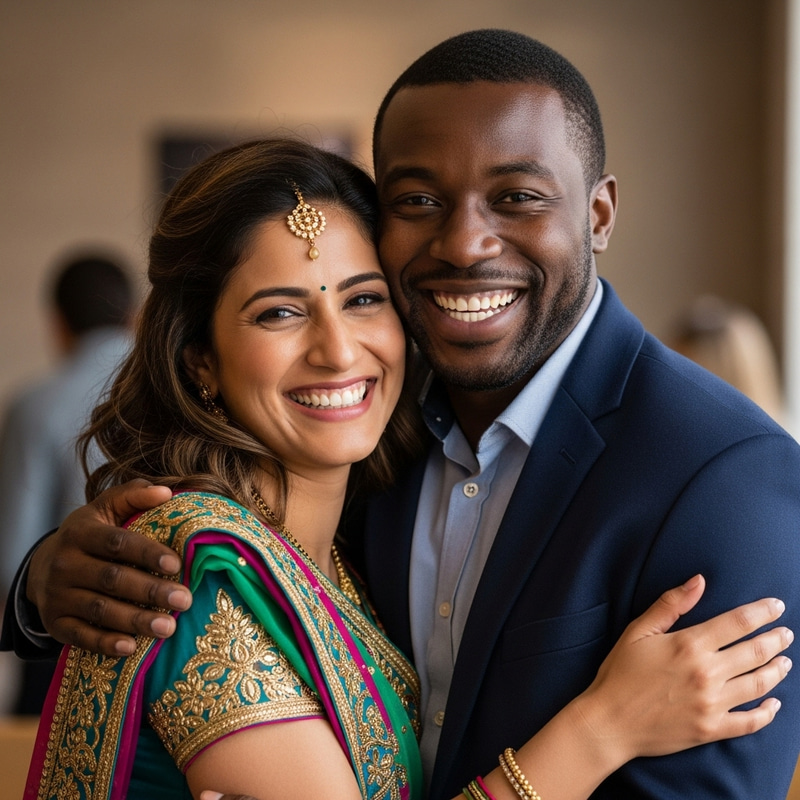 Heartwarming Image of Diverse Friends Sharing a Friendly Hug Heartwarming Image of Diverse Friends Sharing a Friendly Hug