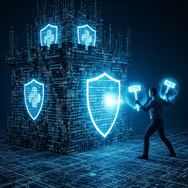 Cybersecurity Penetration - Visual Representation and Abstract Metaphor