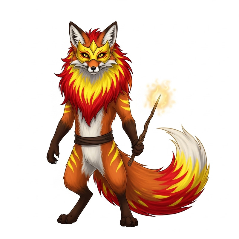 Pokémon Delphox: Mystical Wizard Fox Creature