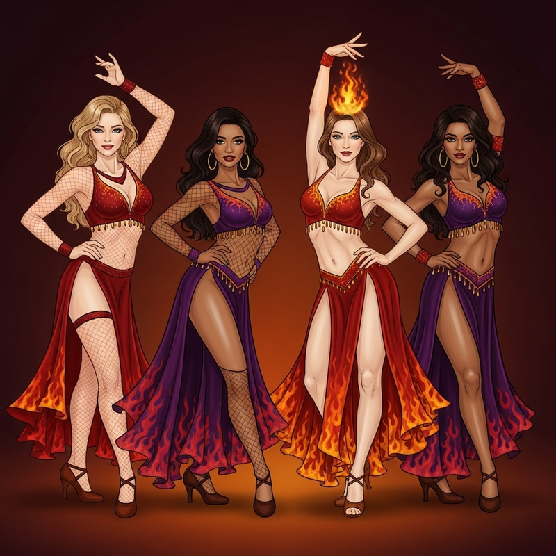 Alluring Latin Dance Costumes: Fiery Fusion of Beauty and Elegance Alluring Latin Dance Costumes: Fiery Fusion of Beauty and Elegance