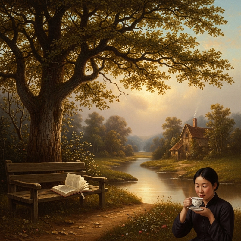 Gratitude Story of (SUBJECT) in (STYLE) | Tranquil Landscape & Peaceful Scene Gratitude Story of (SUBJECT) in (STYLE) | Tranquil Landscape & Peaceful Scene