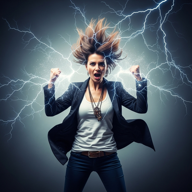 Supercharged Empowered Female | Energy Channeling Supercharged Empowered Female | Energy Channeling