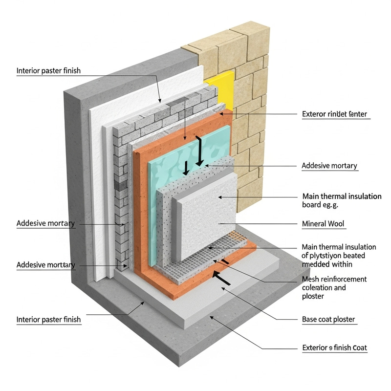 Exterior Wall Thermal Insulation System Exterior Wall Thermal Insulation System
