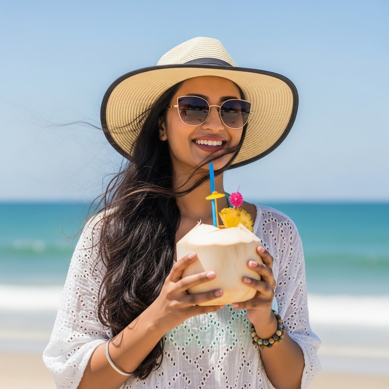 Beautiful Girl at Sunny Beach | Summer Beauty Beautiful Girl at Sunny Beach | Summer Beauty