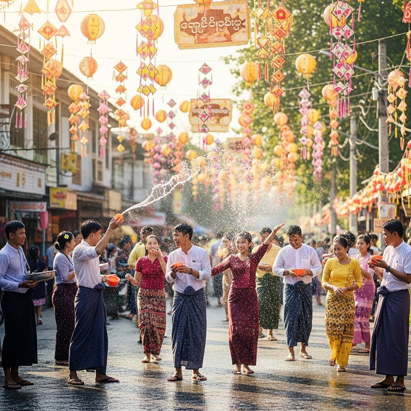 Celebrate Myanmar's New Year: Thingyan Festival Highlights