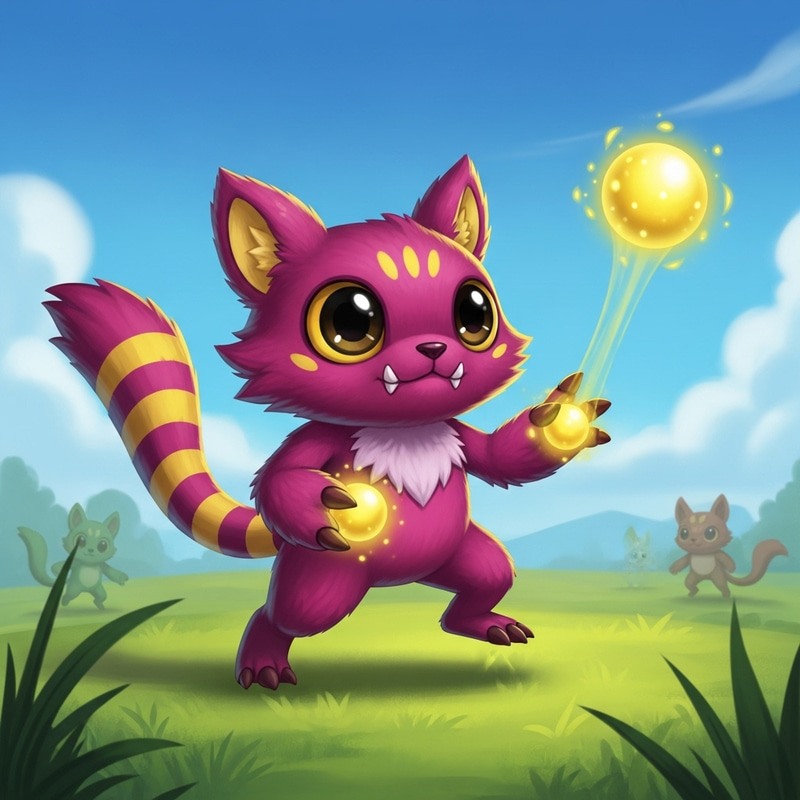 Unique Playful Creature Asset for Pokémon-like Games Unique Playful Creature Asset for Pokémon-like Games