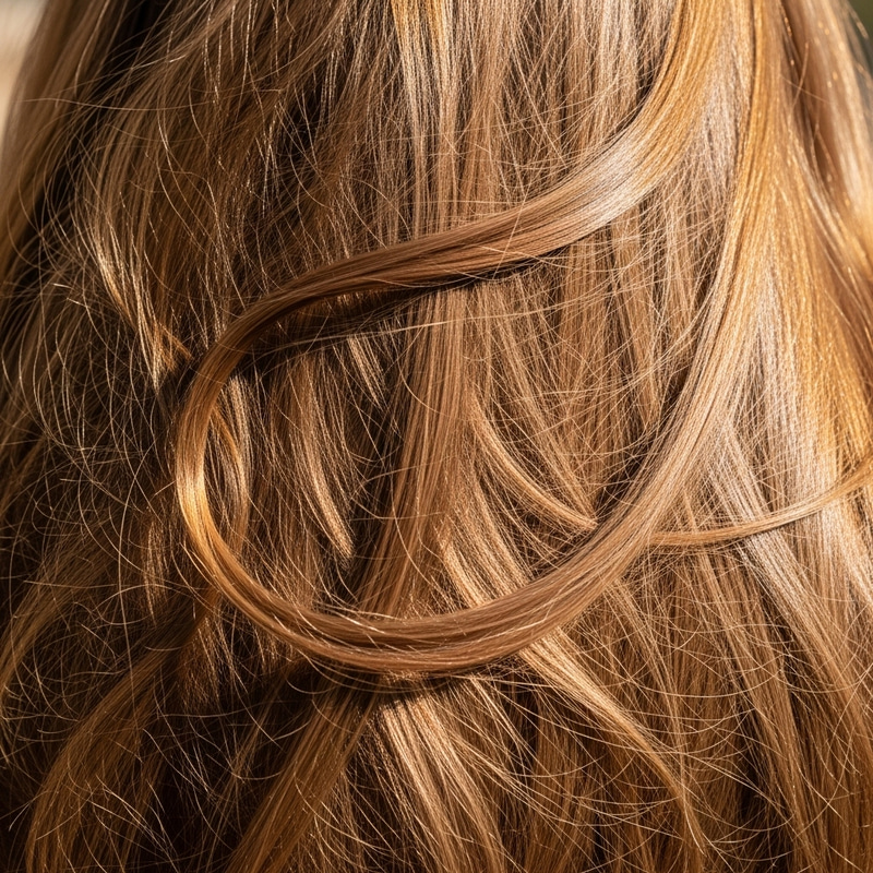 Wild and Captivating Light Brown Messy Hair Close-Up Wild and Captivating Light Brown Messy Hair Close-Up
