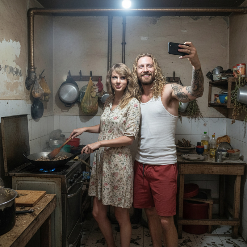 Rustic Kitchen Life: Candid Cooking Moments Rustic Kitchen Life: Candid Cooking Moments