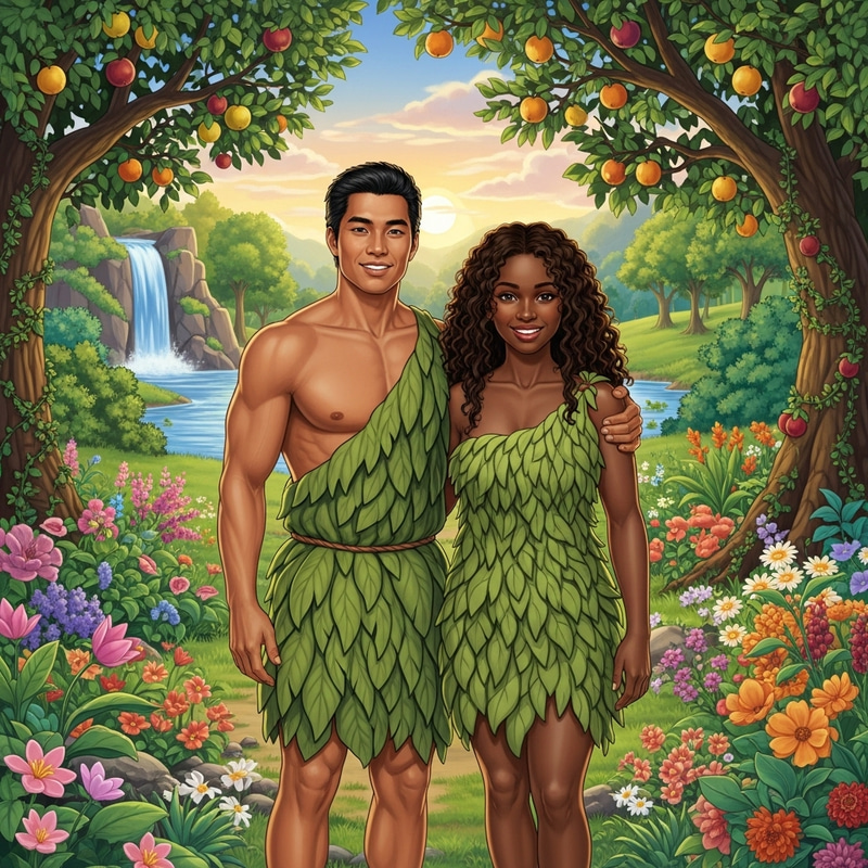 Adam and Eve in the Garden of Eden Adam and Eve in the Garden of Eden