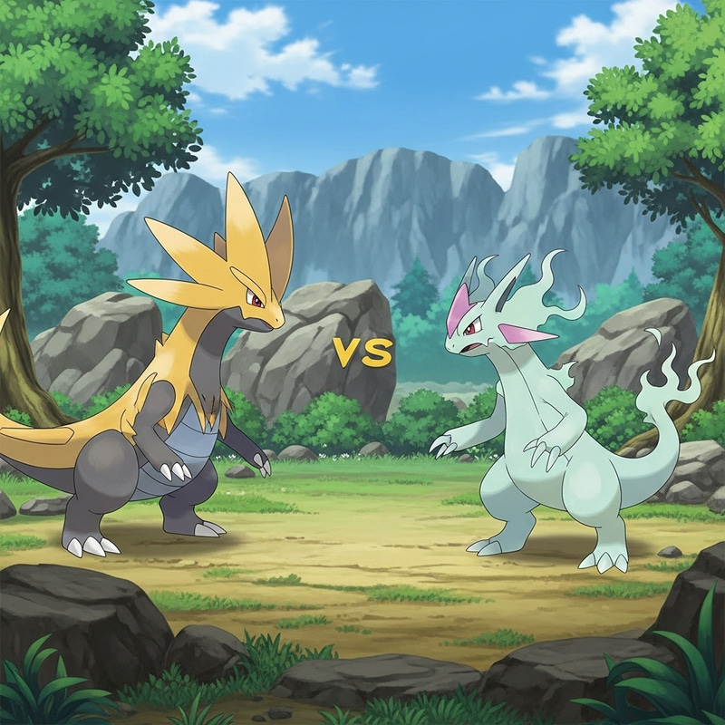 Immersive Random Pokemon Battle Scene - Diverse Creatures Clash Immersive Random Pokemon Battle Scene - Diverse Creatures Clash