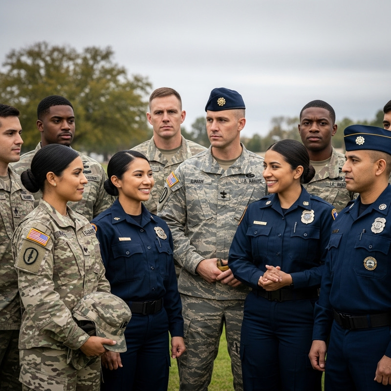 Diverse United States Heroes Group Image