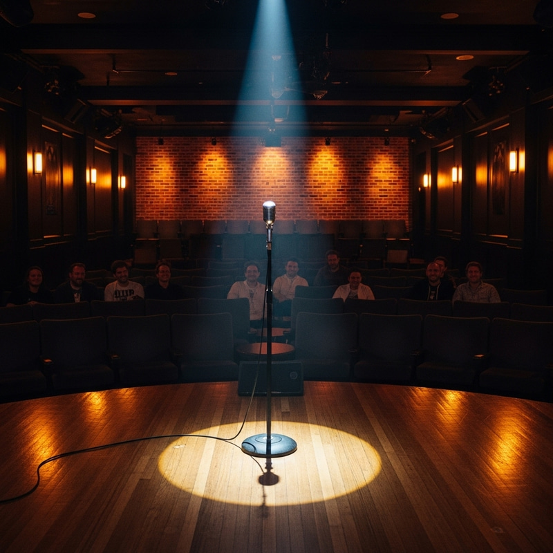 Stand-Up Comedy Stage with Elegant Design Stand-Up Comedy Stage with Elegant Design
