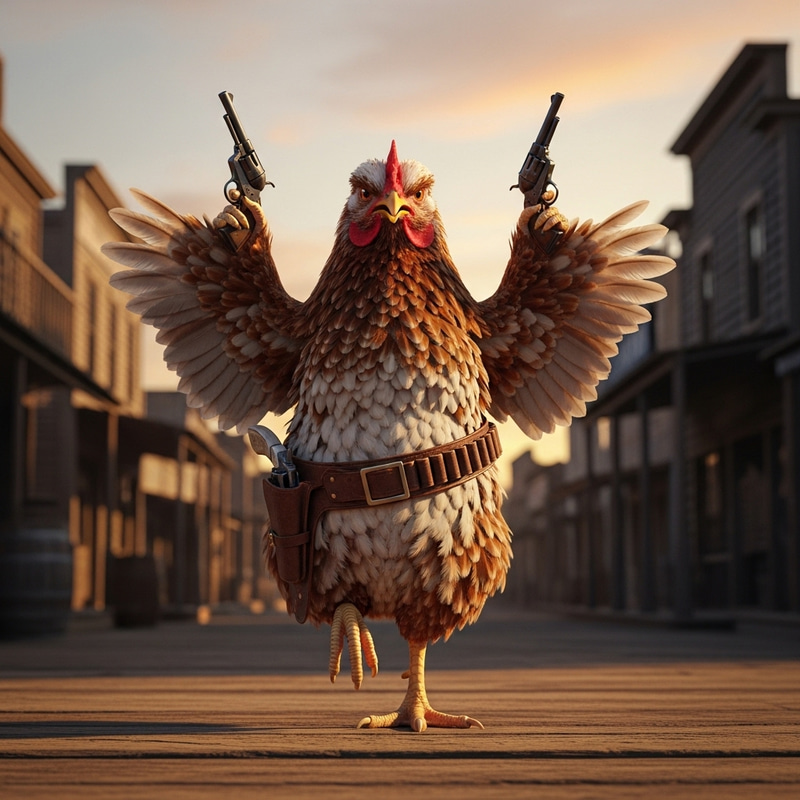 Chicken with Pistolas Chicken with Pistolas