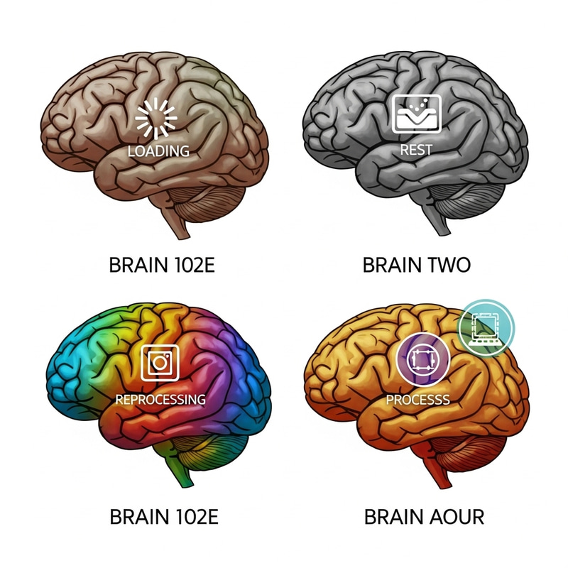 Four Distinct Brains: Loading, Rest, Reprocessing & Processes Four Distinct Brains: Loading, Rest, Reprocessing & Processes