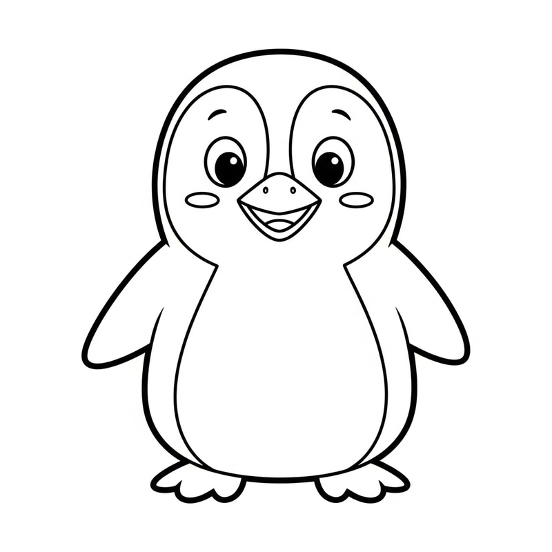 Pororo Coloring Pages for Kids | Cartoon Penguin