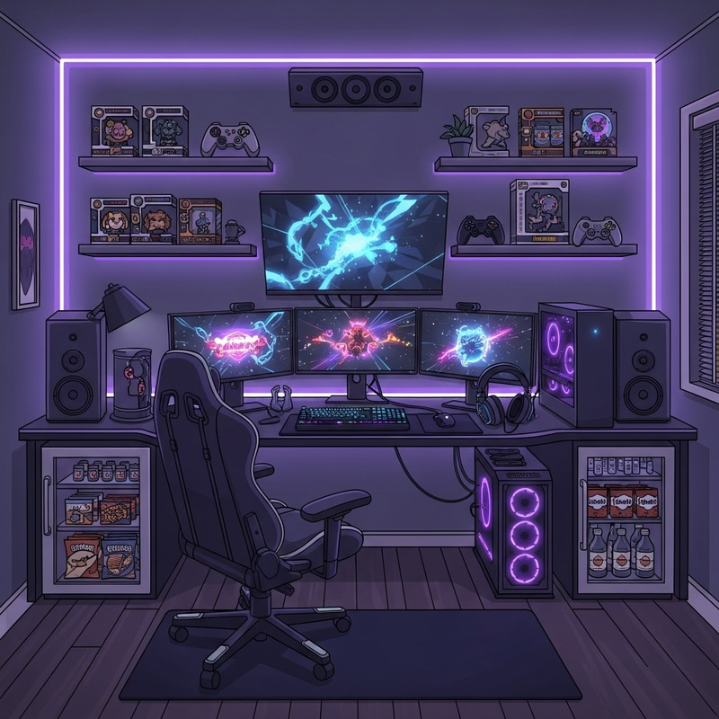 Modern Gamer's Room: Ultimate Setup & Decor Modern Gamer's Room: Ultimate Setup & Decor