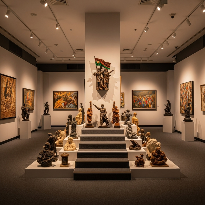 1500 Sq Ft Art Exhibition: History of Liberation War