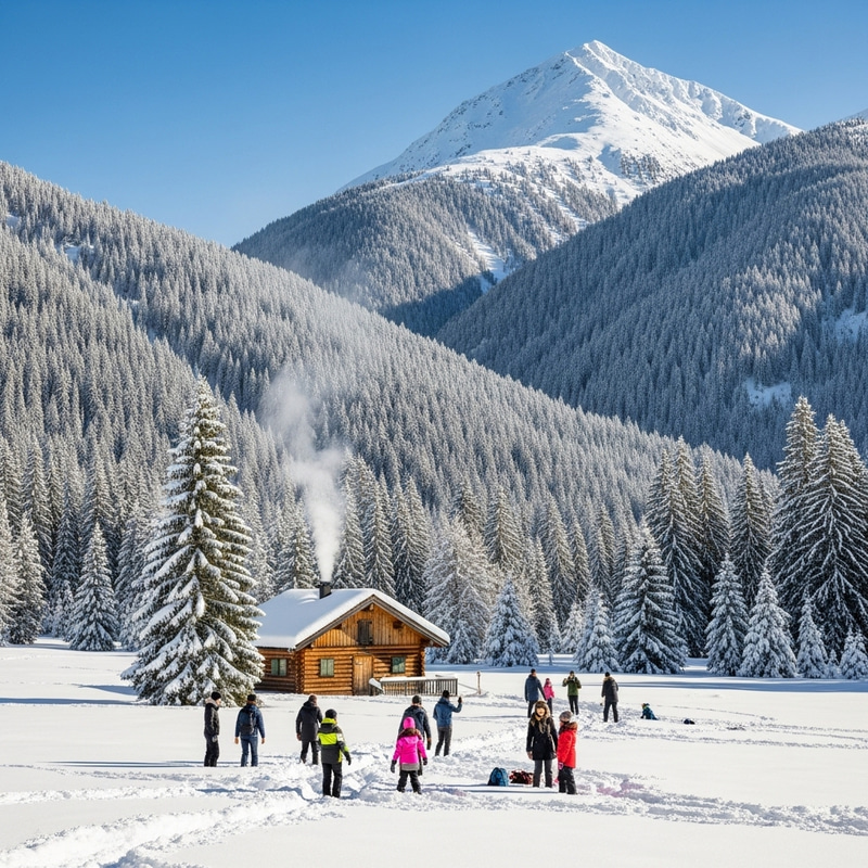 Winter Wonderland | Cozy Cabin & Snowy Scenery