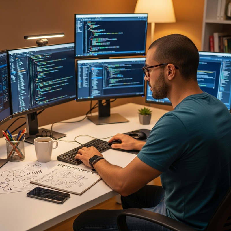 Charming IT Professional: Code & Creativity in Action Charming IT Professional: Code & Creativity in Action