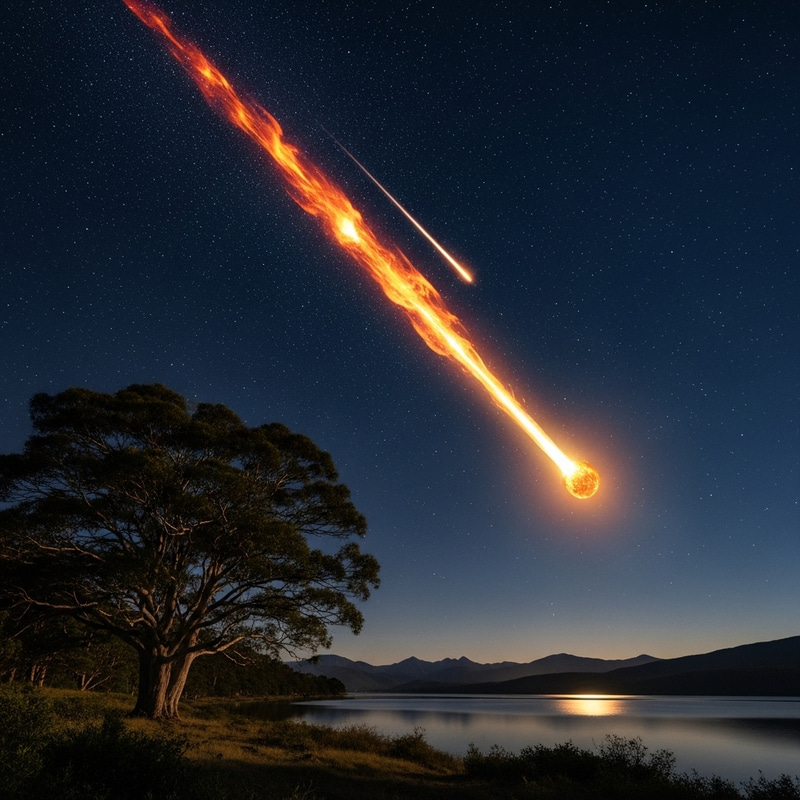 Meteorite Fall: Stunning Celestial Display