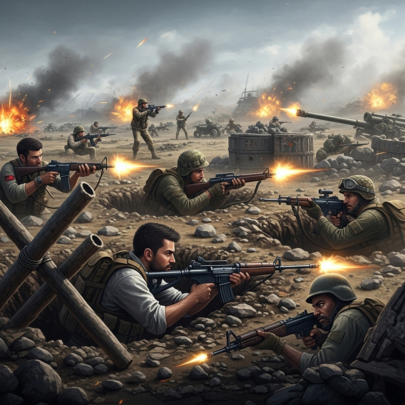 Survival Battle in PUBG-Themed Warzone | Intense Gunfights