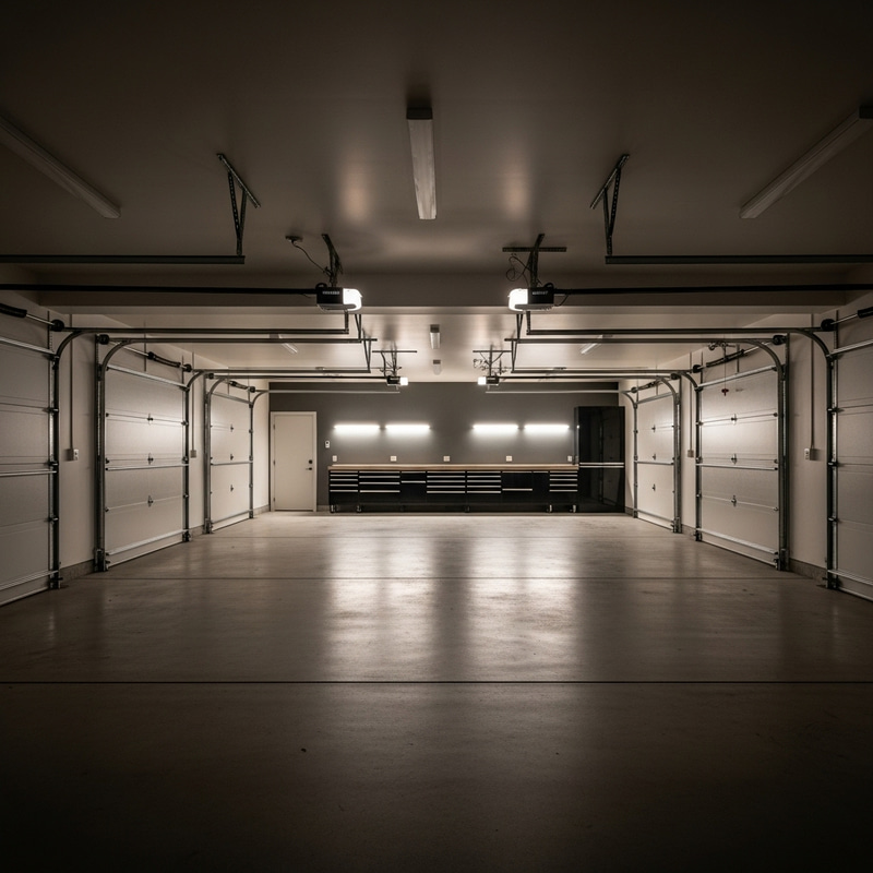 Modern Garage Design Interior | Wide Space & Dramatic Lighting Modern Garage Design Interior | Wide Space & Dramatic Lighting