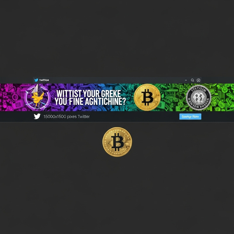 Sarcastic Cryptocurrency Twitter Header | Funny & Bright | 1500x1500 Pixels Sarcastic Cryptocurrency Twitter Header | Funny & Bright | 1500x1500 Pixels