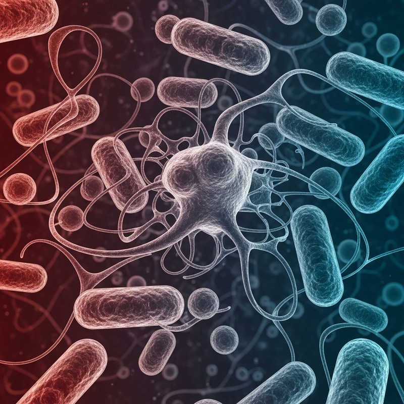 Abstract Bacteria Art: Intricate Interpretation