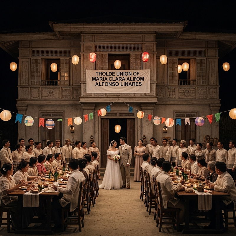 Feast at Capitan Tiyago's House: Maria Clara's Wedding Celebration Feast at Capitan Tiyago's House: Maria Clara's Wedding Celebration