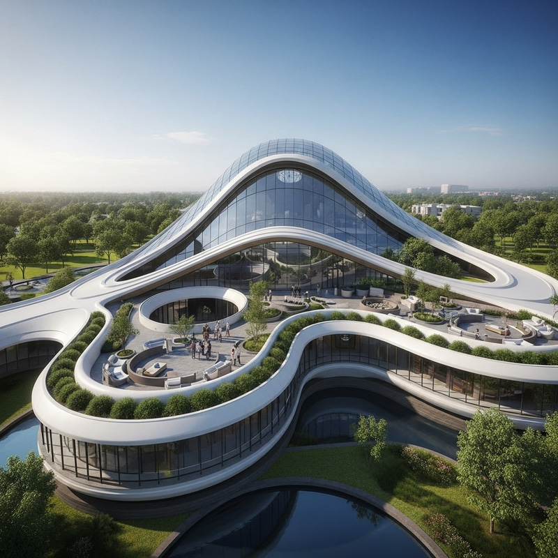 Taj Mahal Reimagined in Zaha Hadid Style Taj Mahal Reimagined in Zaha Hadid Style