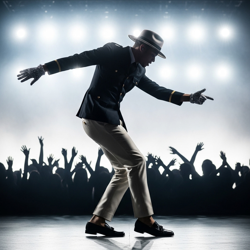Michael Jackson Silhouette | Famous Pop Dancer Pose Michael Jackson Silhouette | Famous Pop Dancer Pose