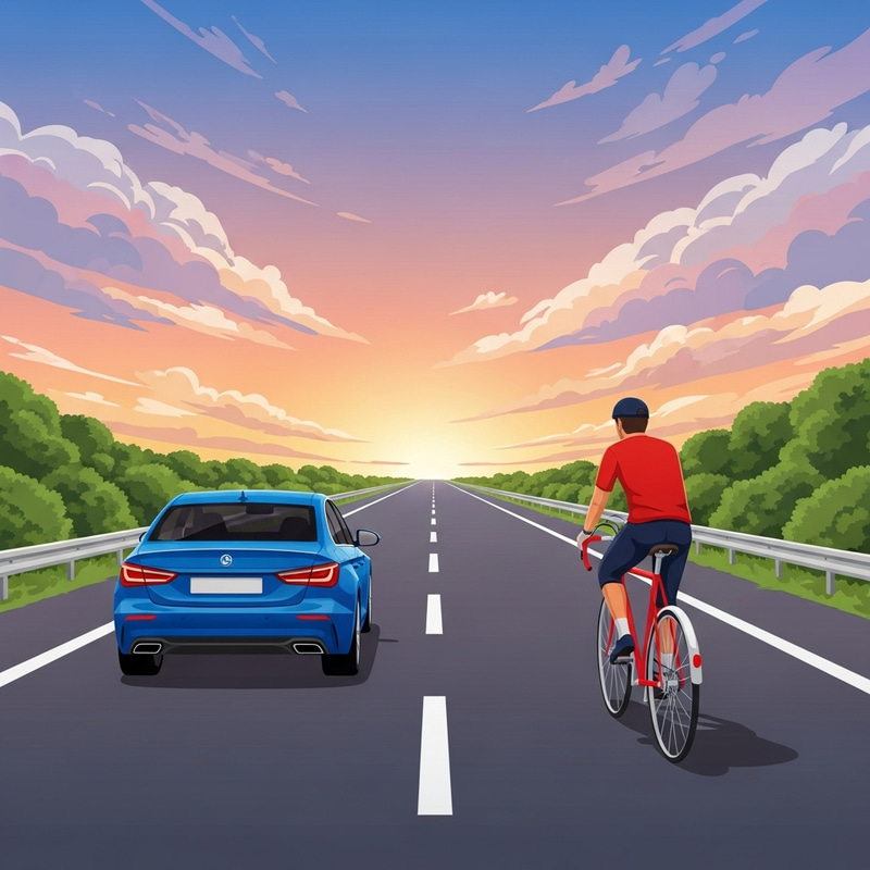 Safe Sharing: Cars and Bikes on the Highway Safe Sharing: Cars and Bikes on the Highway