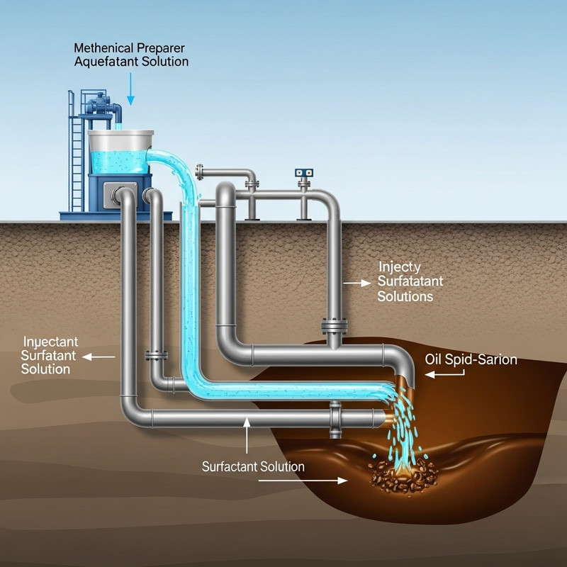 Injecting Aqueous Surfactant Solutions into Oil Reservoirs Injecting Aqueous Surfactant Solutions into Oil Reservoirs