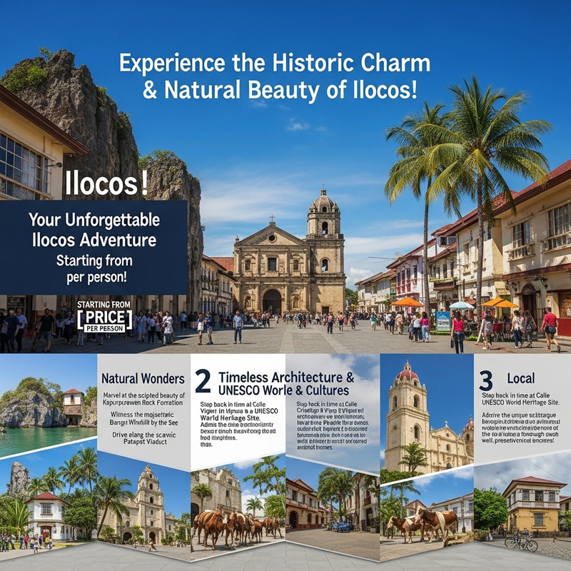 Explore Ilocos: Cultural Tour Package Experience Explore Ilocos: Cultural Tour Package Experience