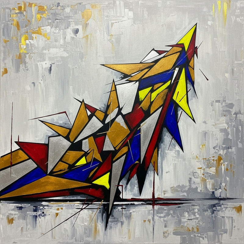 Success in Modern Art Style - Abstract Representation