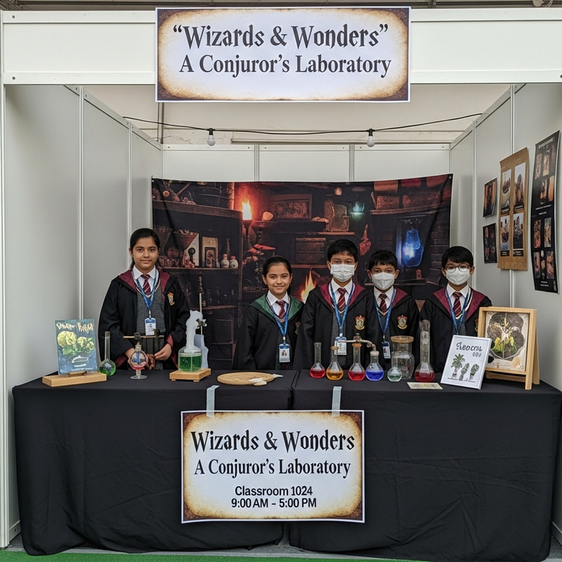 Wizards & Wonders: Science Fun Day Invitation Wizards & Wonders: Science Fun Day Invitation