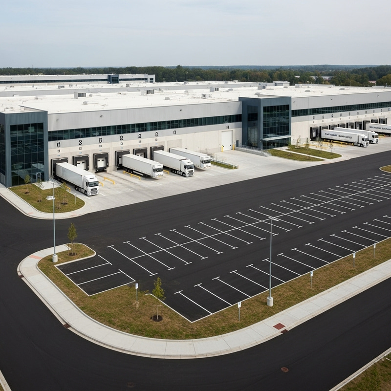 Architectural Design of Efficient Logistics Centre