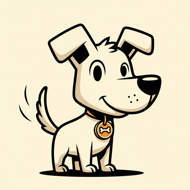Retro Dog Character | Classic 2D Design for Video Games