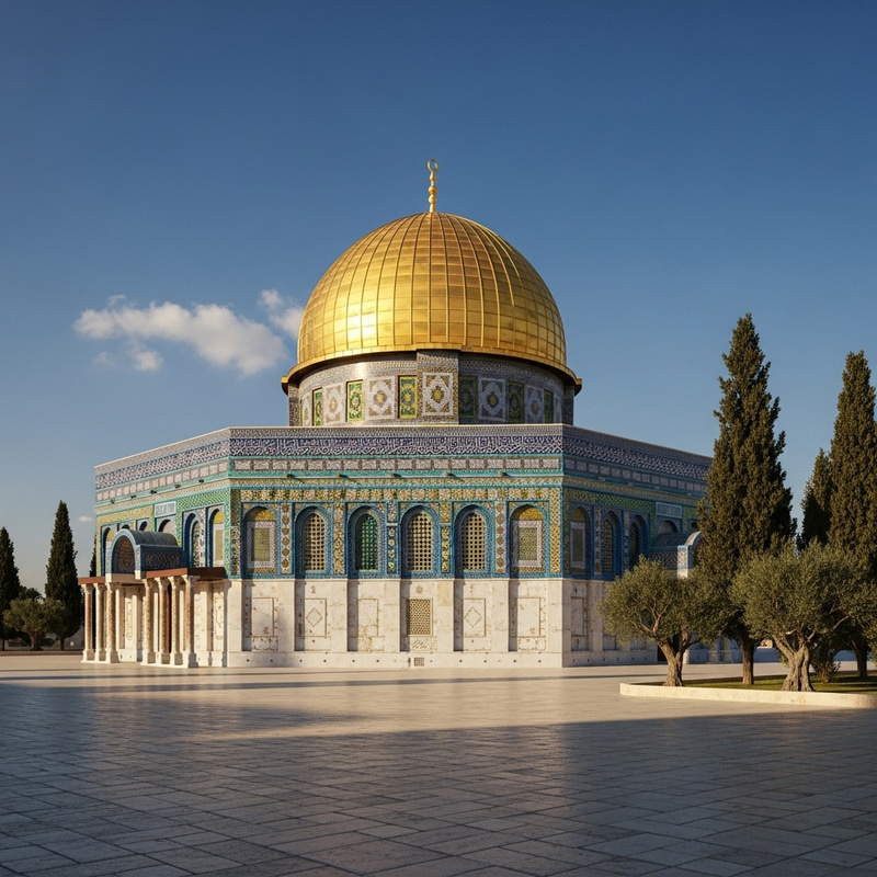 3D Model of Jerusalem's Dome of the Rock Mosque 3D Model of Jerusalem's Dome of the Rock Mosque