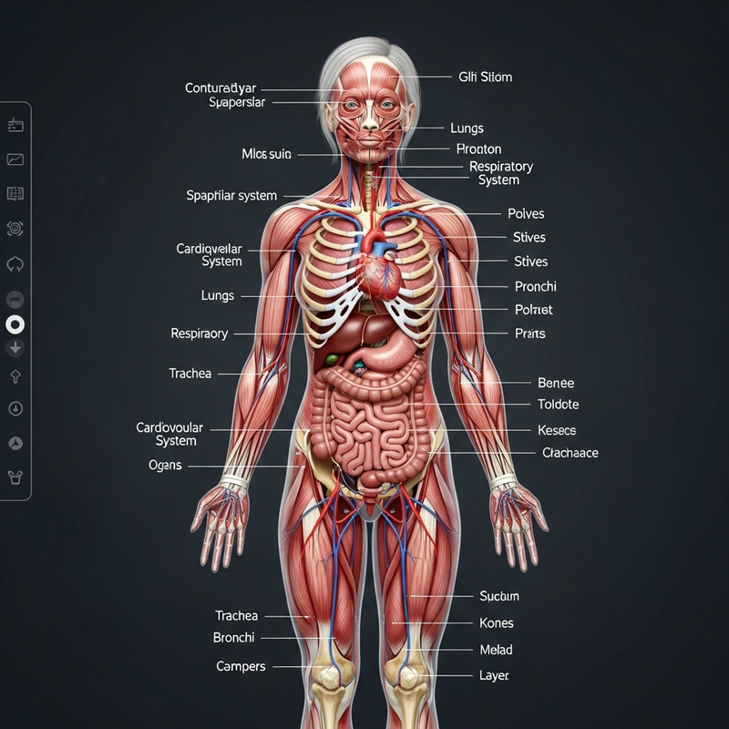 Anatomía Mujer: Diagrama de Órganos y Estructuras Óseas Anatomía Mujer: Diagrama de Órganos y Estructuras Óseas