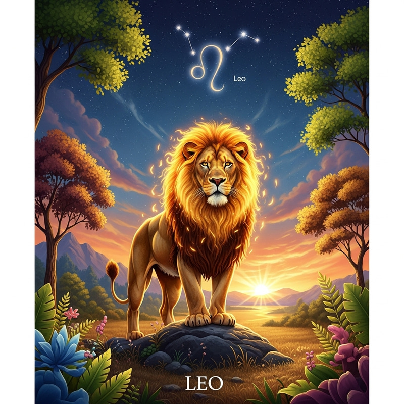 Leo Horoscope: Embodying Fiery Energy and Majestic Aura