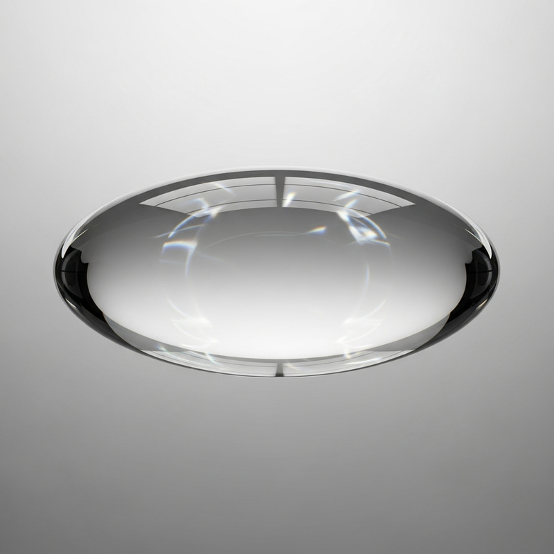 Ethereal Glass Ellipsoid: Floating Artistry Ethereal Glass Ellipsoid: Floating Artistry